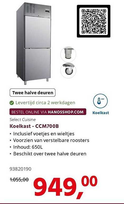 Select Cuisine Koelkast - CCM700B