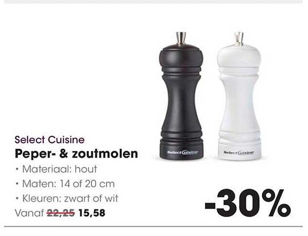Select Cuisine Peper- & zoutmolen