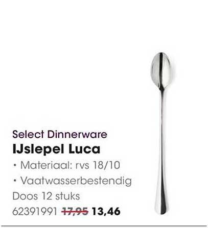 Select Dinnerware IJslepel Luca