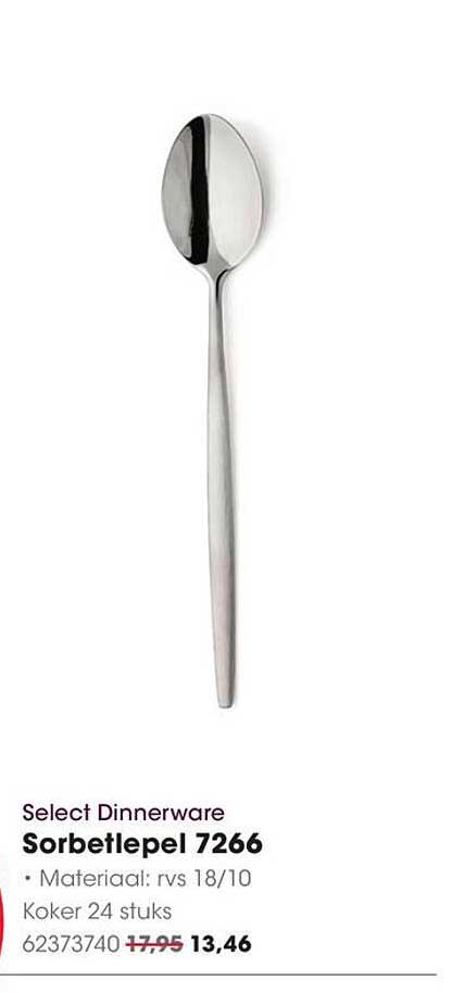 Select Dinnerware Sorbetlepel 7266