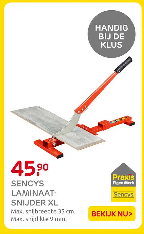 Sencys laminaat-snijdder XL