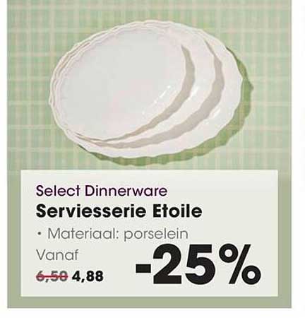 Serviesserie Etoile -25%