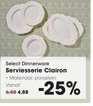 Serviessserie Clairon -25%