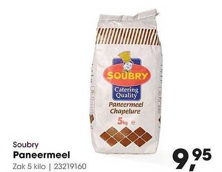 Soubry Paneermeel Zak 5 kilo | 23219160