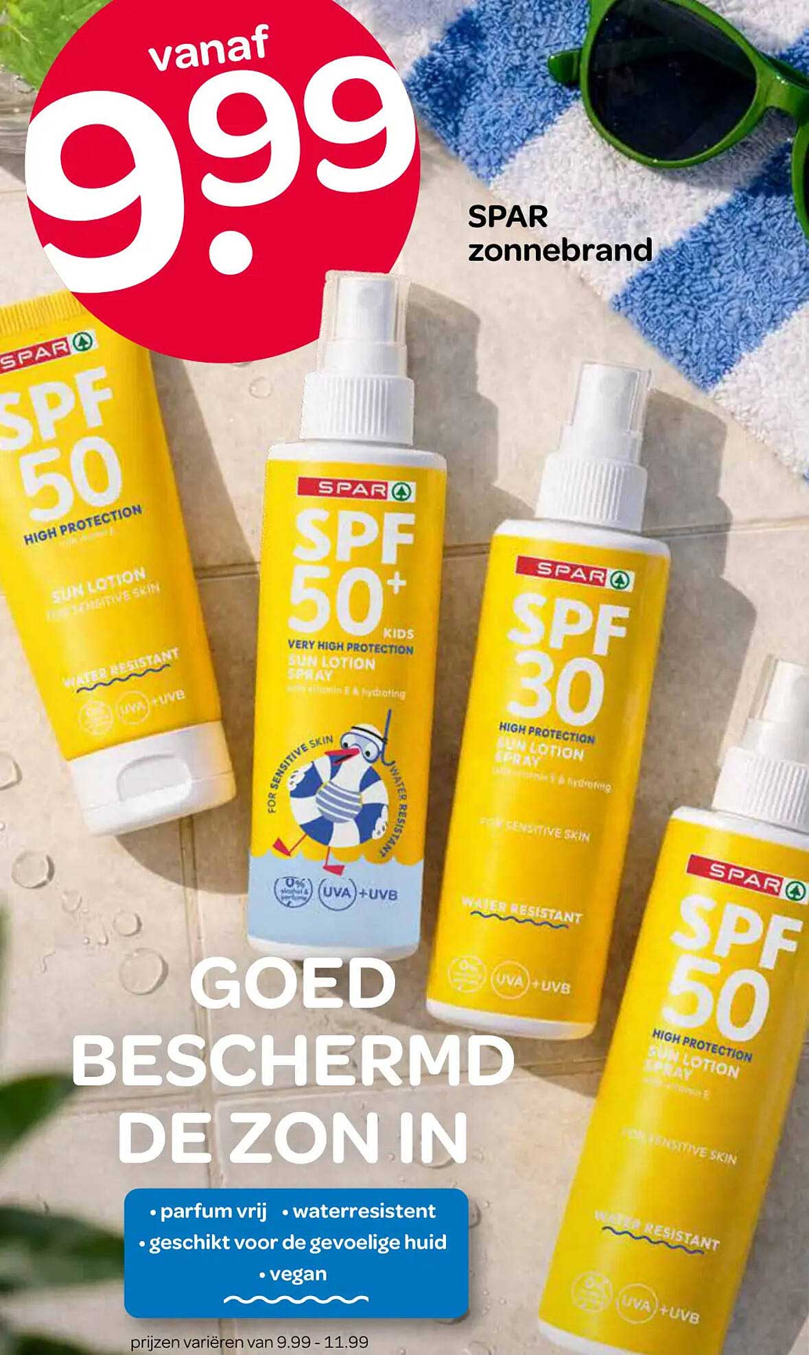 SPAR zonnebrand
