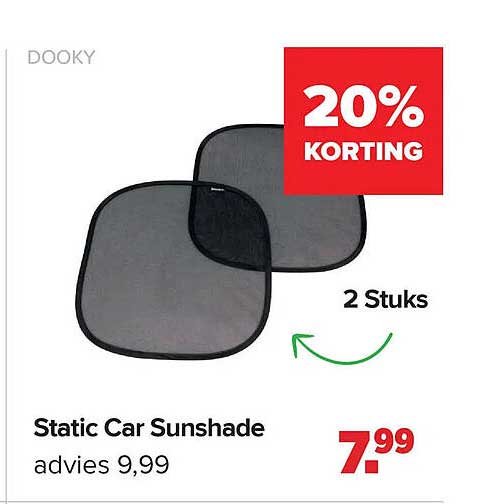 Static Car Sunshade 20% KORTING