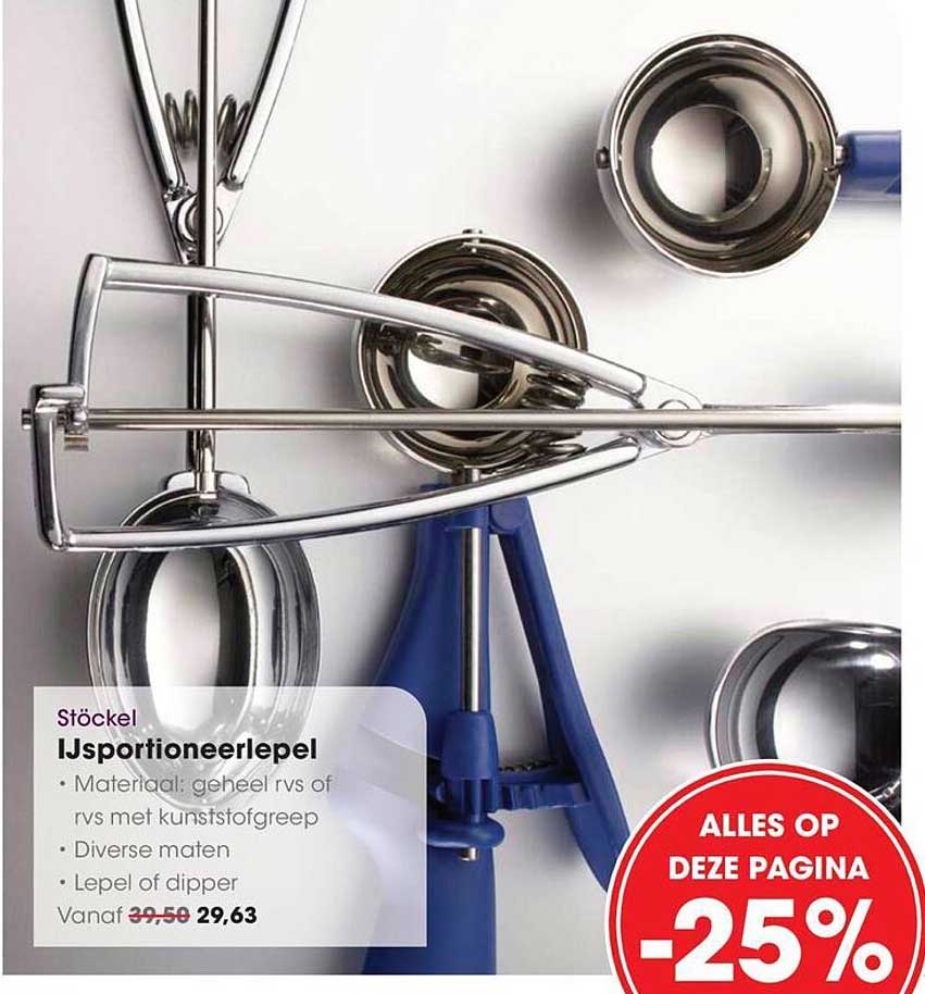 Stöckel IJsportioneerlepel