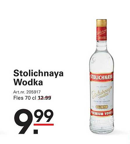 Stolichnaya Vodka