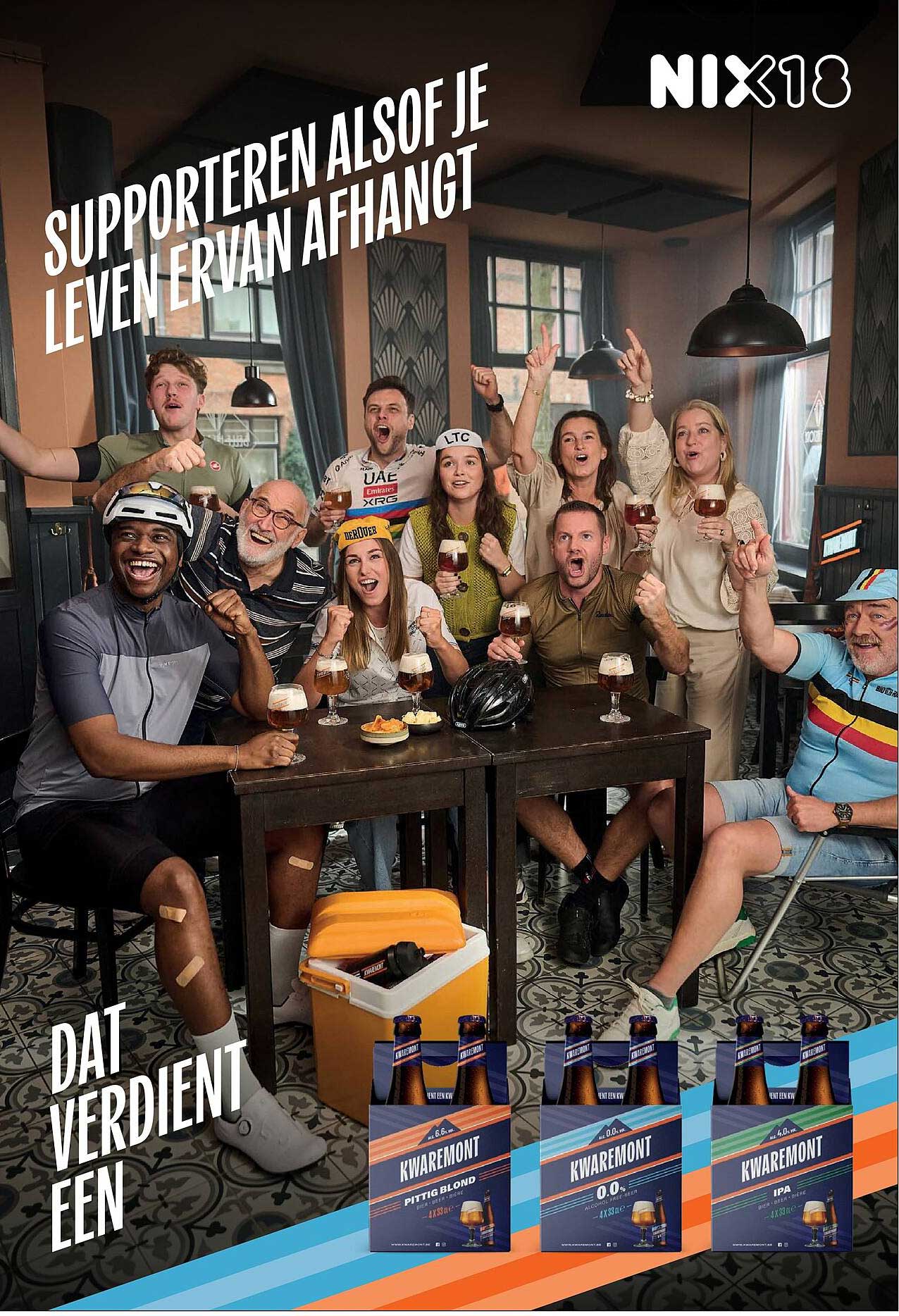 SUPPORTEREN ALSOF JE LEVEN ERVAN AFHANGT