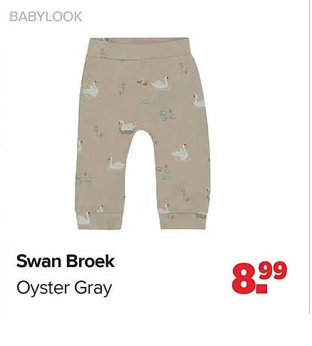 Swan Broek Oyster Gray