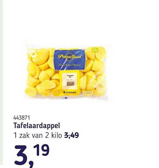 Tafelaardappel 1 zak van 2 kilo