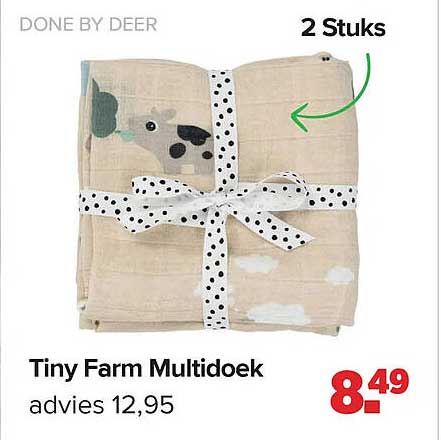 Tiny Farm Multidoek 2 Stuks