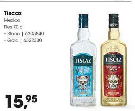Tiscaz Mexico Fles 70 cl • Blanc | 6305840 • Gold | 6322380