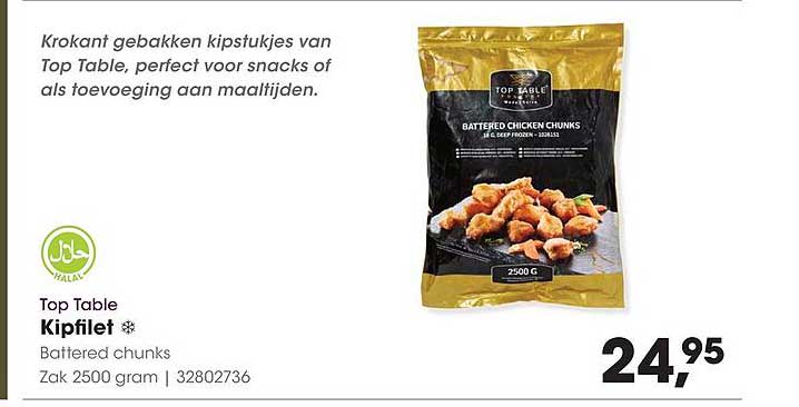 Top Table Kipfilet Battered chunks