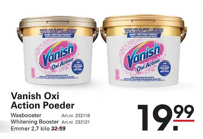 Vanish Oxi Action Poeder