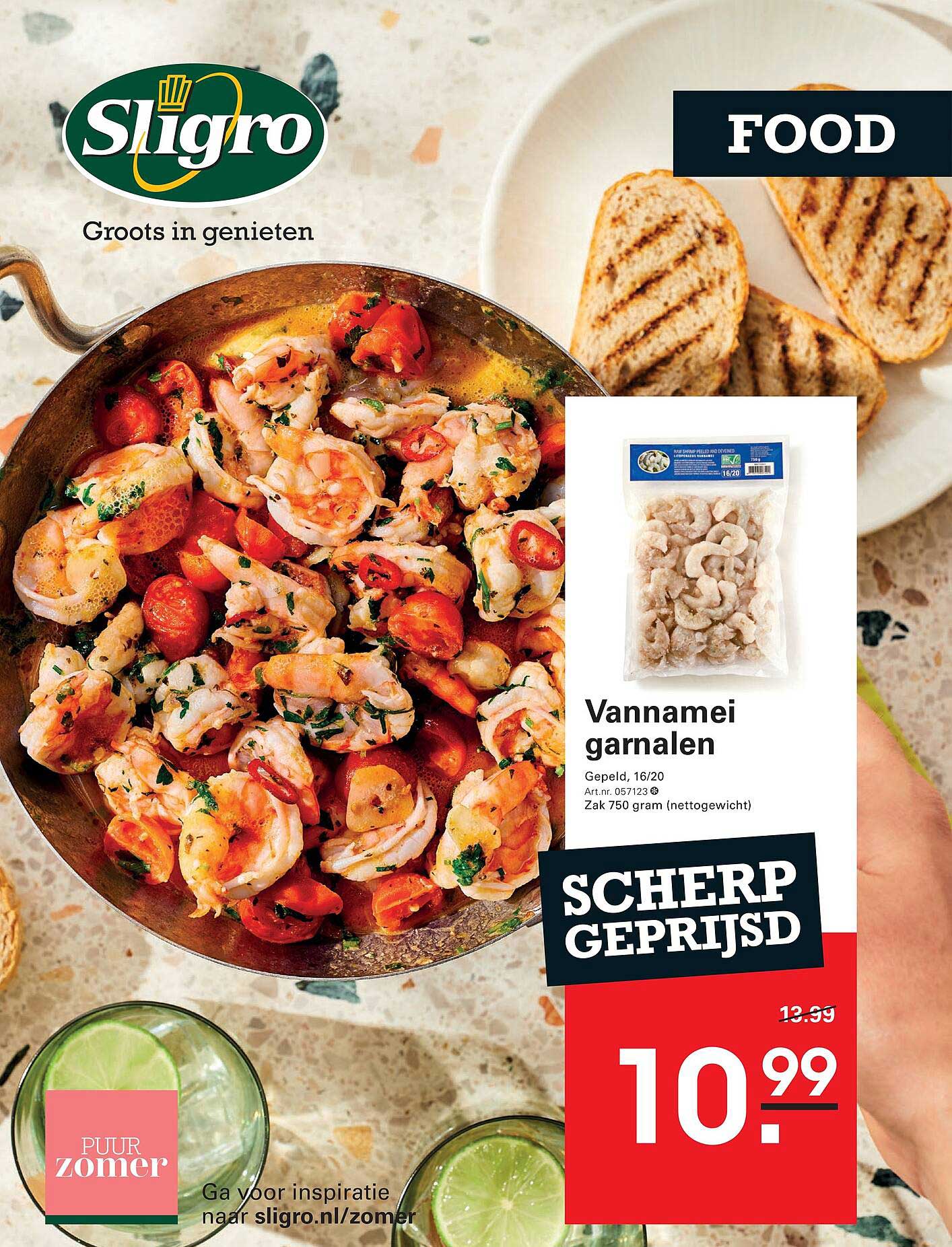 Vannamei garnalen SCHERP GEPRIJSD
