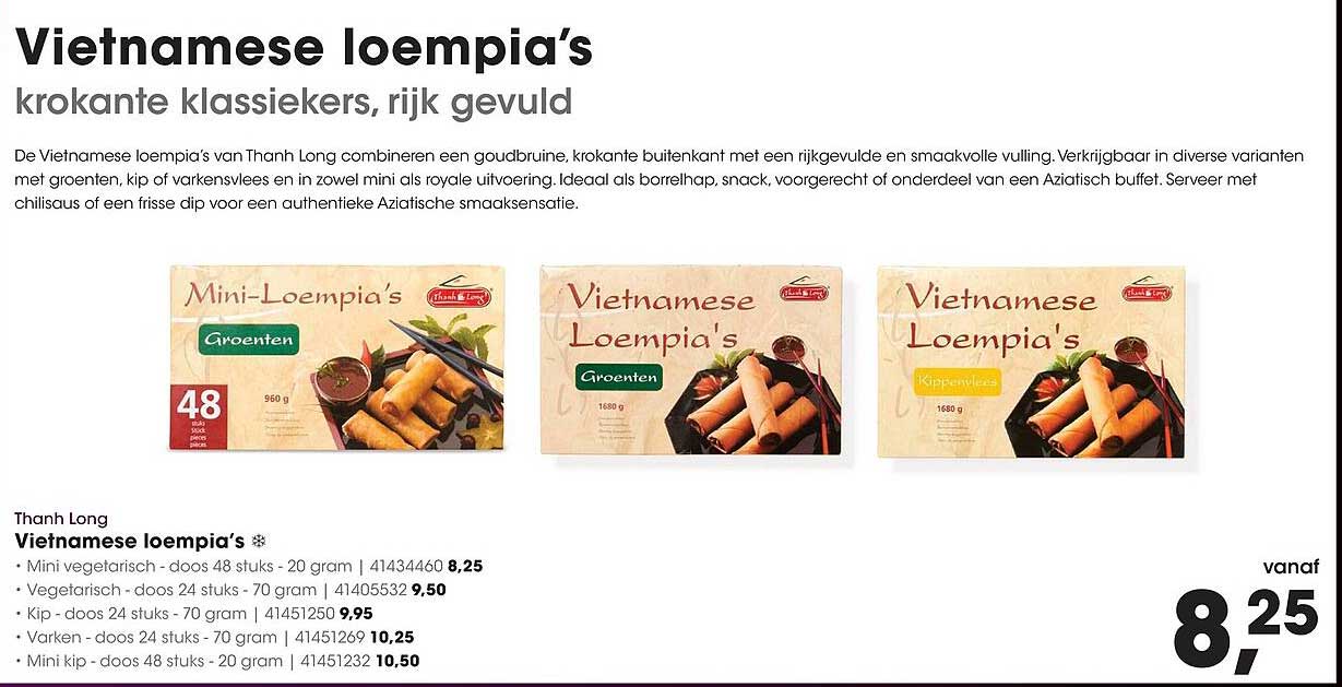 Vietnamese loempia's