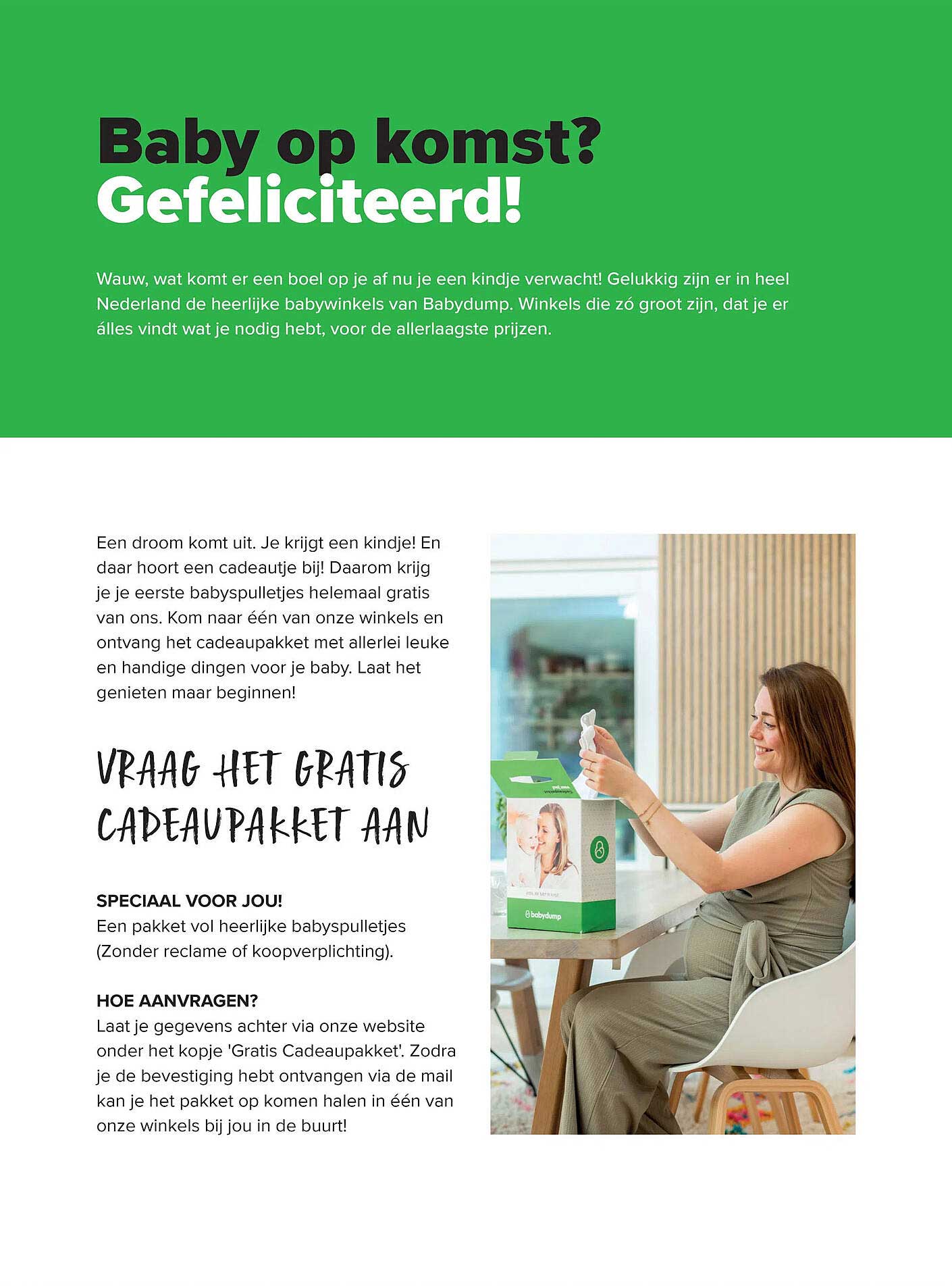 Vraag het gratis cadeaupakket aan