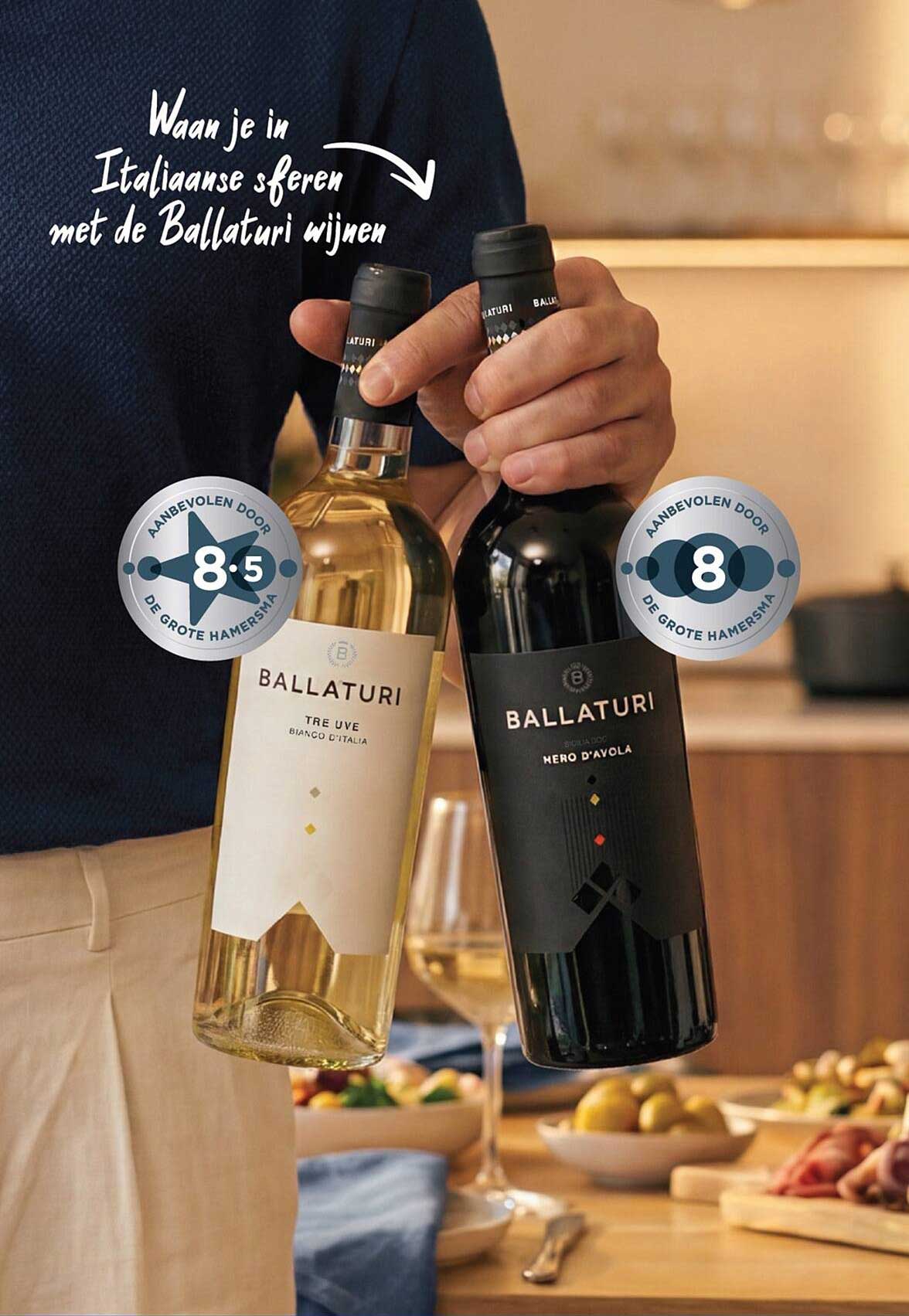 Waan je in Italiaanse sferen met de Ballaturi wijnen