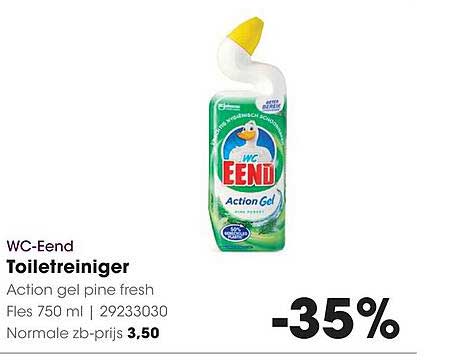WC-Eend Toiletreiniger Action gel pine fresh