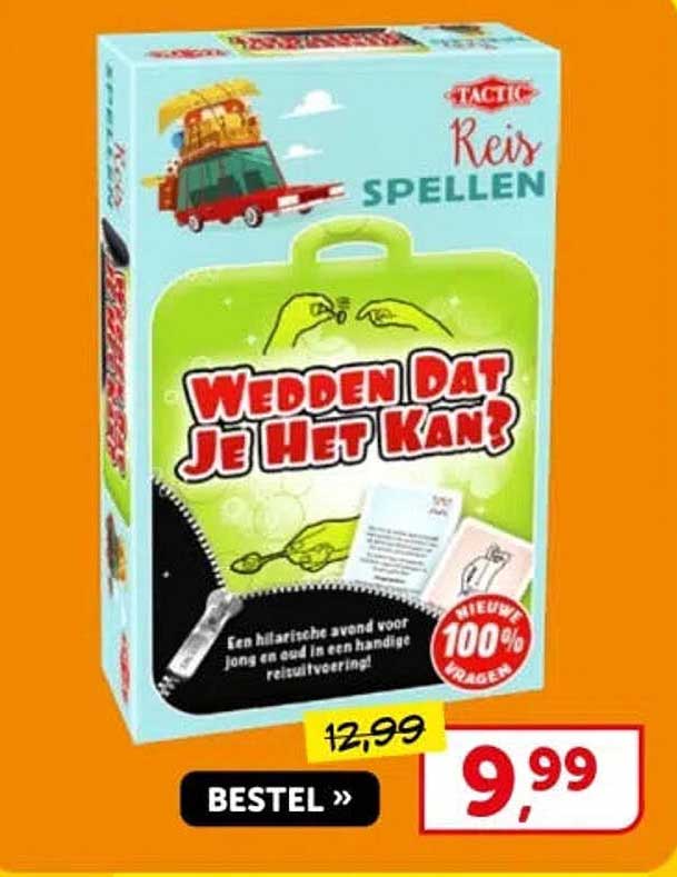 Wedden dat je het kan?