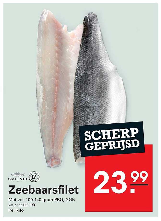 Zeebaarsfilet