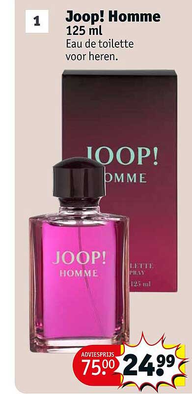 Joop! Homme 125 ml Eau de toilette voor heren