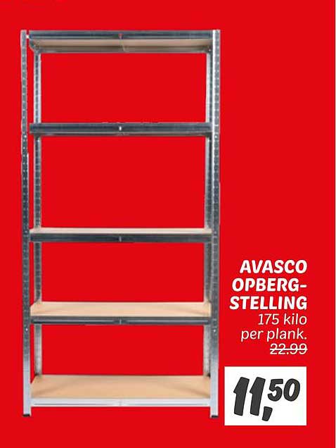 AVASCO OPBERGSTELLING