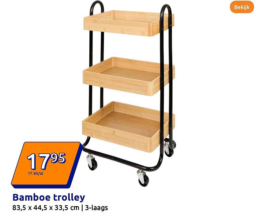 Bamboe trolley