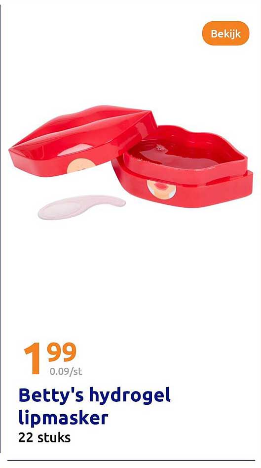 Betty's hydrogel lipmasker