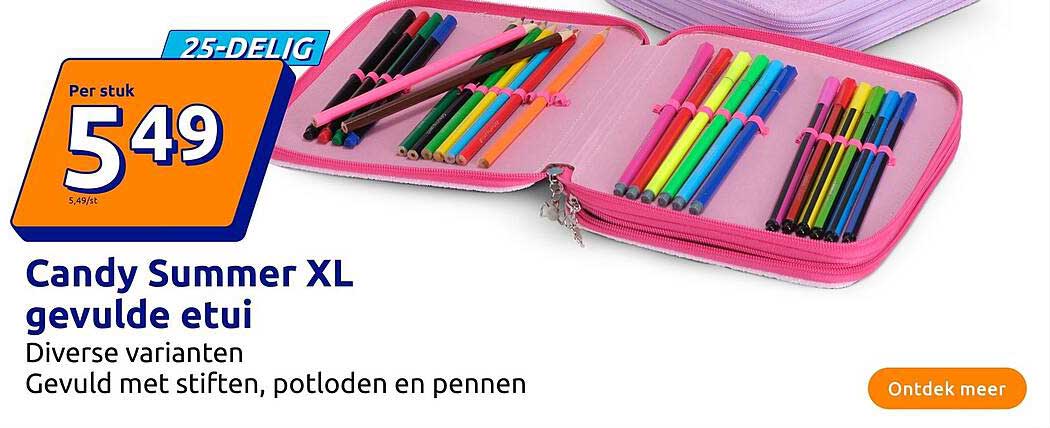 Candy Summer XL gevulde etui