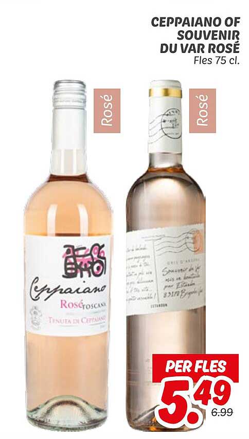 Ceppaiano of Souvenir Du Var Rosé Fles 75 cl