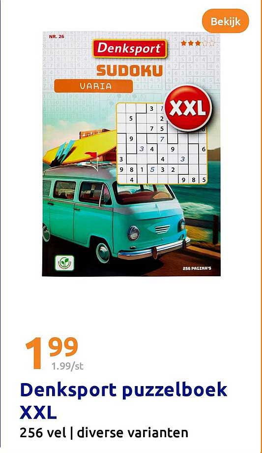 Denksport puzzelboek XXL