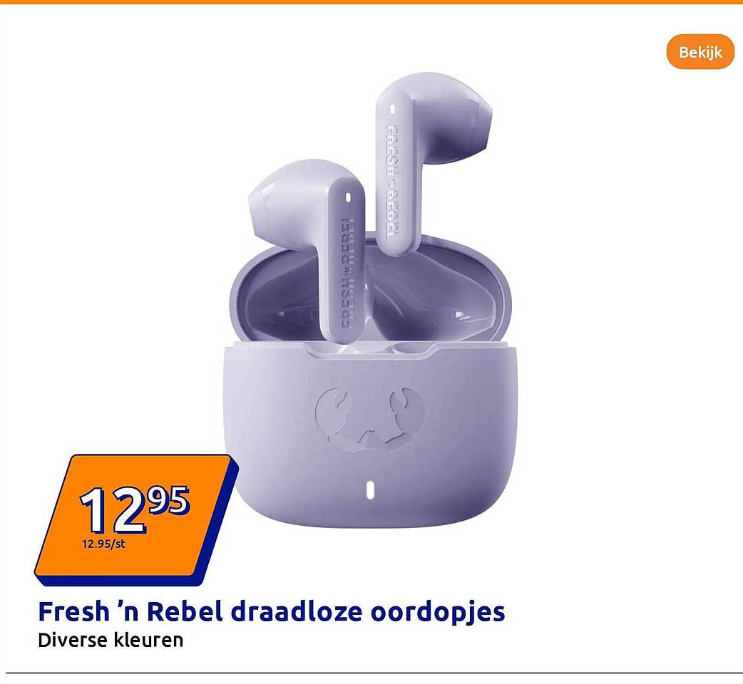 Fresh ’n Rebel draadloze oordopjes