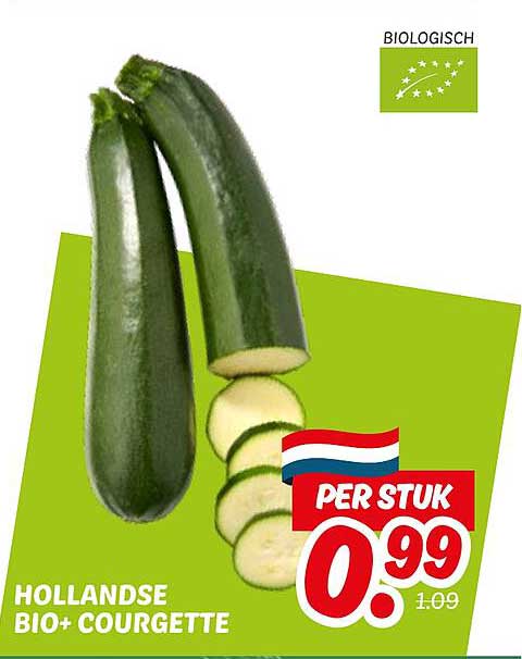 HOLLANDSE BIO+ COURGETTE