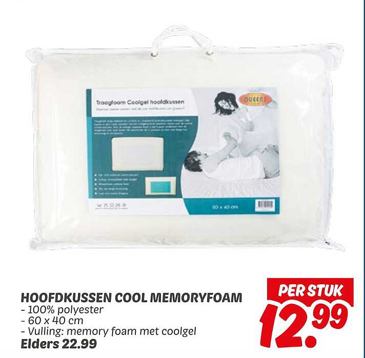 HOofdkussen Cool Memoryfoam
