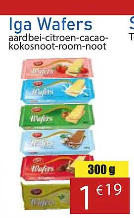 Iga Wafers