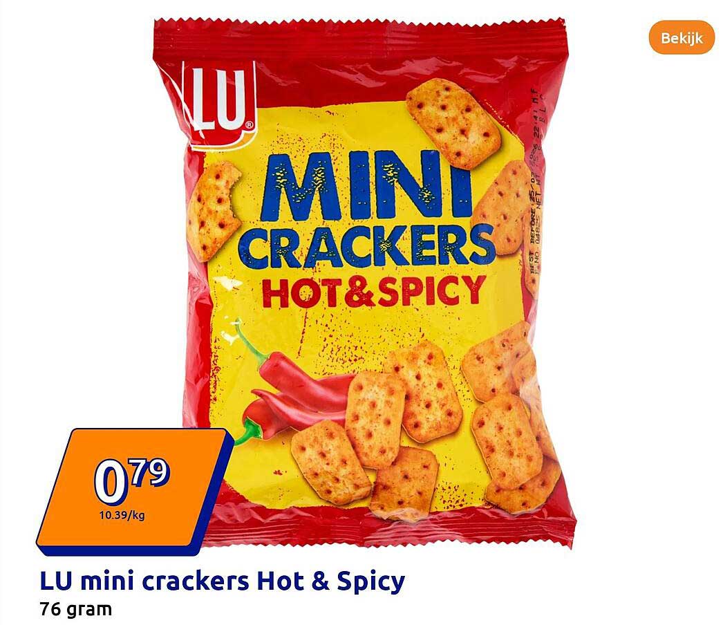 LU mini crackers Hot & Spicy