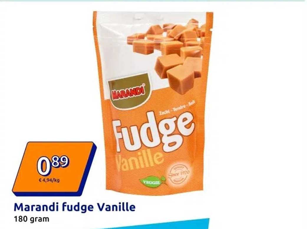 Marandi fudge Vanille 180 gram