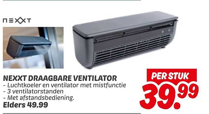 NEXXT DRAAGBARE VENTILATOR