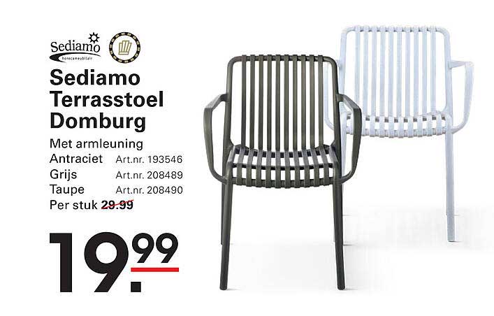 Sediamo Terrasstoel Domburg