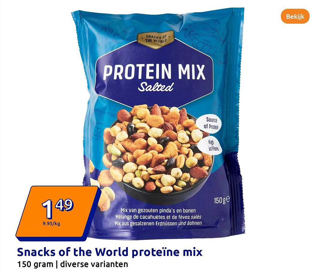 Snacks of the World proteïne mix