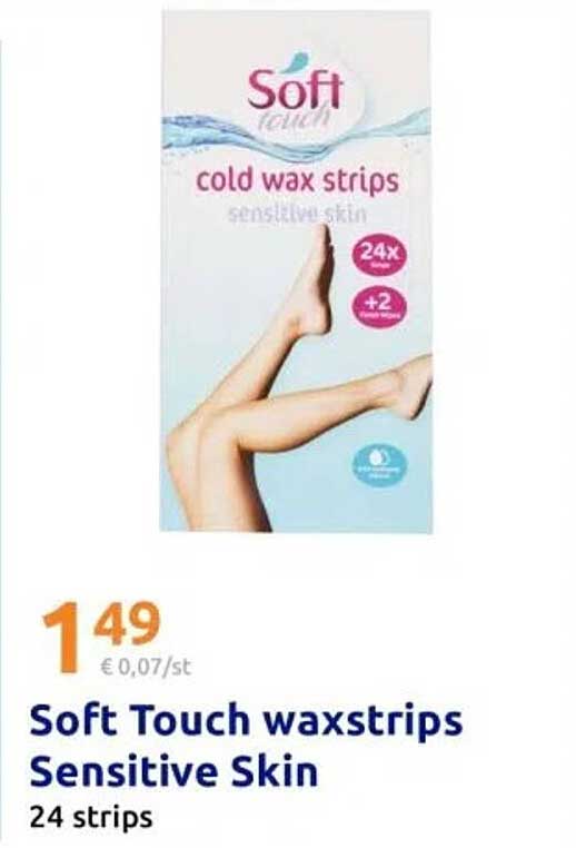 Soft Touch waxstrips Sensitive Skin