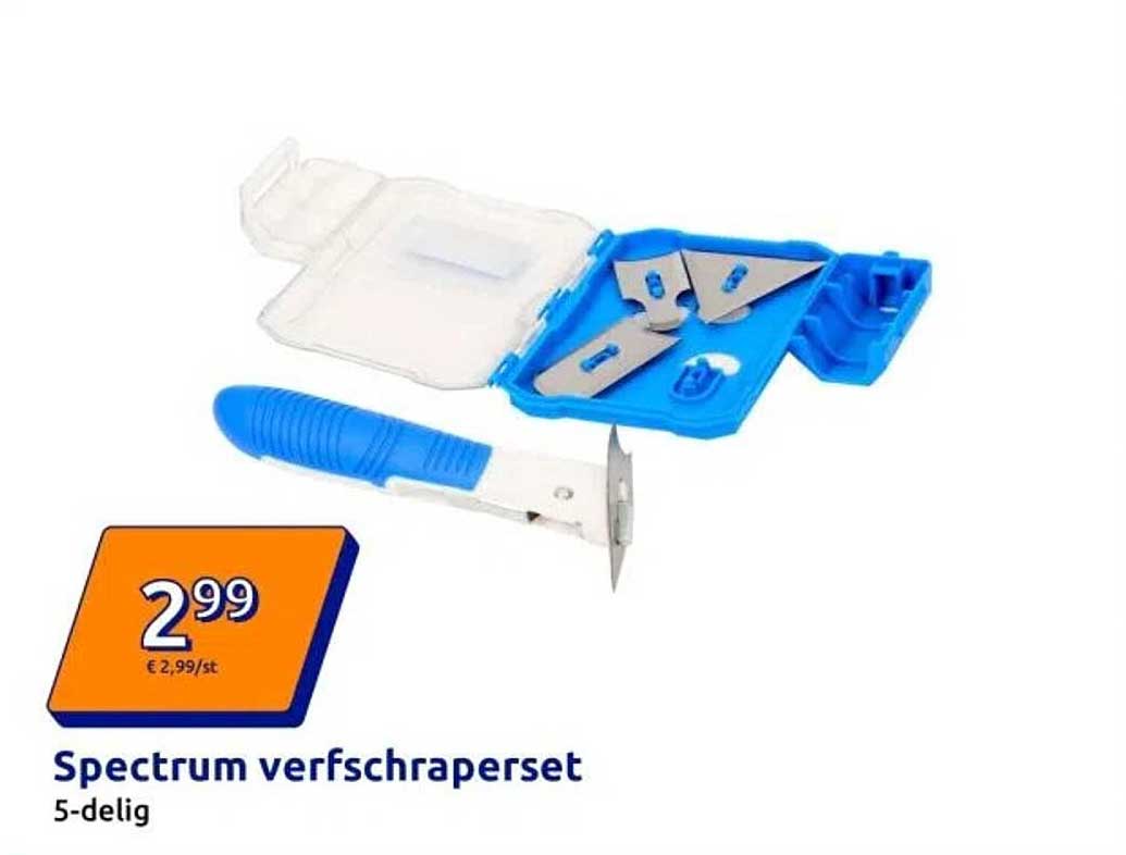 Spectrum verfschrapperset 5-delig
