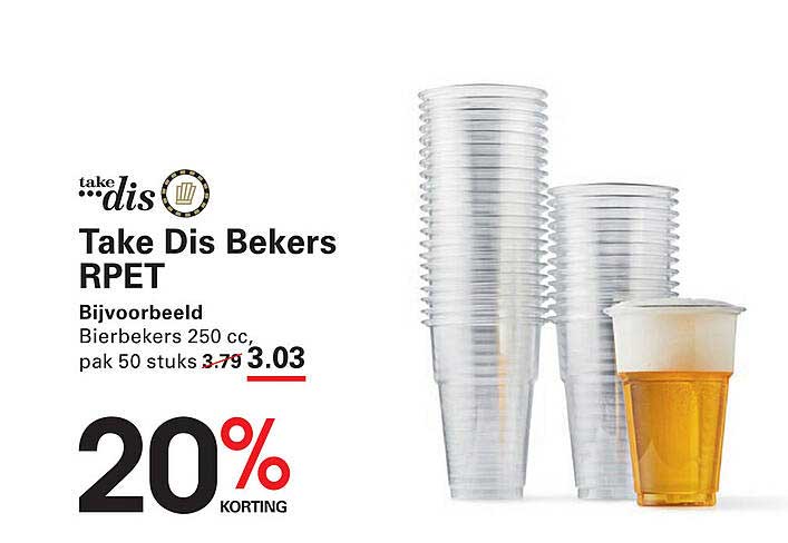 Take Dis Bekers RPET