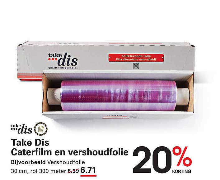 Take Dis Caterfilm en vershoudfolie
