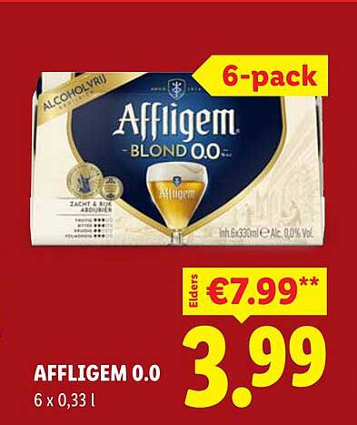 Affligem 0.0 6 x 0,33 l 6-pack