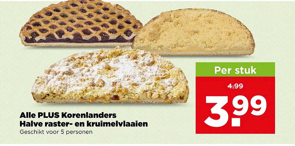 Alle PLUS Korenlanders Halve rater- en kruimelvlaaien