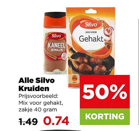 Alle Silvo Kruiden 50% KORTING