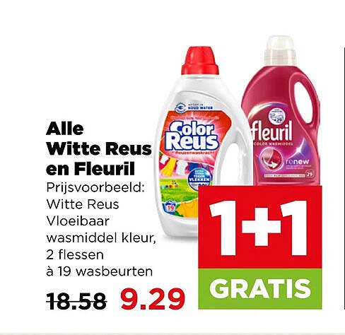 Alle Witte Reus en Fleuril 1+1 GRATIS